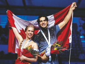 Canadian ice dancers Kaitlyn Weaver and Andrew Poje. (Reuters file)