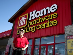 Dave Eisen, owner of the Ingersoll Home Hardware Building Centre, will receive the award for large agribusiness at the 2015 Oxford County Agricultural Awards on April 1. (BRUCE CHESSELL, Sentinel-Review)