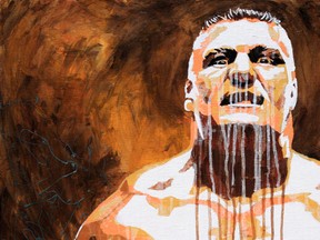Rob Schamberger's Champions piece featuring current World Wrestling Entertainment Brock Lesnar.