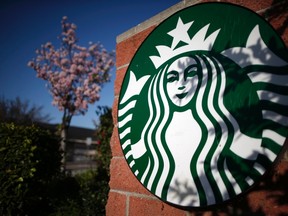 Starbucks.

REUTERS/Lucy Nicholson