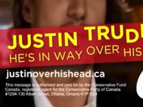 One of the many anti-Liberal ads the Conservative government is running on television. 

(Courtesy)