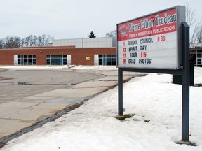 Starting in September, more than 200 students from Pierre Elliott Trudeau French Immersion School will be bused to Port Stanley Public School to continue their studies. (Ian McCallum/Times-Journal)