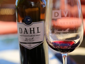 Dahl Vineyards wine. 

(Courtesy Dahl Vineyards)