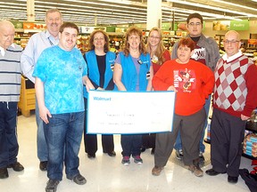 Wal-Mart Canada recently donated $1,000 through its matching grant program to Community Living Wallaceburg. The money will go towards Community Living Wallaceburg's boxed lunch fundraiser being held on April 23. This is the 15thyear for the fundraiser. Lunch orders can be made on the website www.getintocommunityliving.com by downloading an order form.