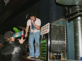 Comic rocker B.A. Johnston will perform at The Mansion on March 26. (www.pigeonrow.com)