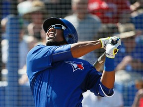 Edwin Encarnacion says the Jays can be successful this year. All they have to do is hit, pitch an stay healthy. (STAN BEHAL, Toronto Sun)