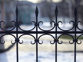 Iron fence. 

(Fotolia)