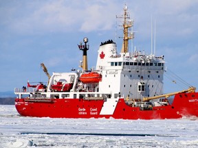 Starting Monday, March 23, 2015 the Canadian Coast Guard and its ship Martha L. Black, in partnership the United States Coast Guard (USCG), the St. Lawrence Seaway Management Corporation and the U.S. Saint Lawrence Seaway Development Corporation will enter the Seaway via the St. Lambert Locks (Quebec) and make its way up the St. Lawrence River. - CCG PHOTO