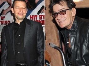 Jon Cryer and Charlie Sheen (WENN.COM)