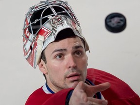 Montreal Canadiens goalie Carey Price during the third period of a game against the Toronto Maple Leafs at the Bell Centre on February 28, 2015. (PIERRE- PAUL POULIN/LE JOURNAL DE MONTRÉAL/QMI AGENCY)