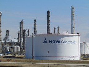 The Nova Chemicals Corunna site near Sarnia, Ont., is shown on Friday March 20, 2015. Paul Morden/Sarnia Observer/QMI Agency