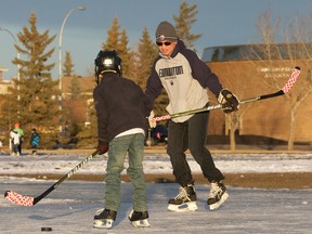 Edmonton’s north end features such amenities as the Castle Downs arena and park, where Edmontonians can play shinny outside in the winter.