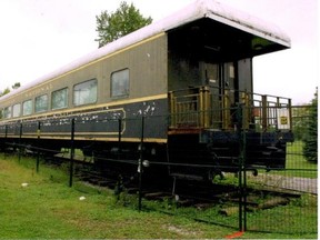 The dining car that will be moved to Owen Sound later this year. (Wayne King photo)