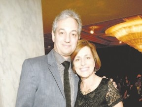 Judy, a former TV producer, and David Shore have three children. (Michael Buckner/Getty Images)