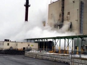 A chemical spill forced the evacaution of 15 homes and three nearby factories Saturday in the town of Varennes, Que., near Montreal.
(Screenshot from TVA News)