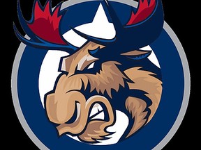 Winnipegger Jamin Wilson designed this updated logo of the Manitoba Moose, incorporating the Winnipeg Jets' colours, as speculation mounts that True North will begin using the name again when its AHL team moves to the city this fall.