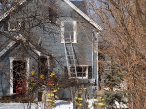 Central Elgin firefighters were called to a blaze on East Rd. Sunday morning. The three occupants were able to safely exit the frame structure.
Ian McCallum/Times-Journal