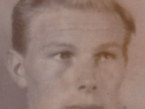 Aarne Kovala as a younger man in 1945. (supplied photo)