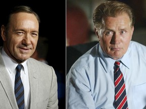 Fictional U.S. presidents: Kevin Spacey, left, plays Frank Underwood in "House of Cards," and Martin Sheen plays Josiah Bartlet in "The West Wing."