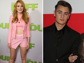 Bella Thorne and Brandon Lee. (Reuters/WENN.com file photos)