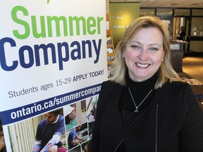 Rebecca Darling is a senior business consultant at KEDCO, which is the local provider for Summer Company, a provincial program that helps students start up their own summer jobs. (Michael Lea/The Whig-Standard)