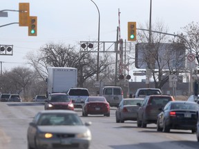 The proposed Marion Street upgrades look to be a priority for federal funding, along with a proposed Waverley Street underpass. (Chris Procaylo/Winnipeg Sun file photo)