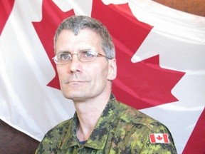 Warrant Officer Patrice Vincent, a member of the Joint Personnel Support Unit, Integrated Personnel Support Centre St-Jean, is pictured in this undated handout photo courtesy of the Canadian Forces. (REUTERS/Canadian Forces/Handout)