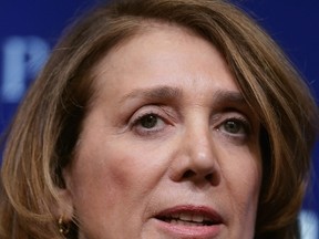 Morgan Stanley chief financial officer and executive vice president Ruth Porat participates in a panel discussion at the Brookings Institution March 2, 2015 in Washington, DC. The institution hosted a series of lectures and discussions as party of a program called