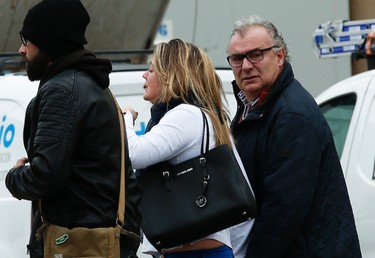 Family members of those killed in Germanwings plane crash arrive at Barcelona's El Prat airport on March 24, 2015. (REUTERS/Gustau Nacarino)