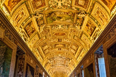 Vatican Museums,Vatican City, Rome.   Star Attractions: The Sistine Chapel (above), The Gallery of Maps, and Caravaggio's The Entombment of Christ. (Fotolia)