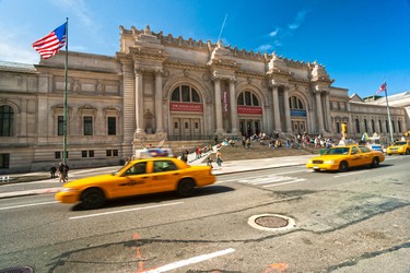 Metropolitan Museum of Art, New York.  Star Attractions: Its massive collection of Medieval art, Leutze's Washington Crossing the Delaware, and suits of armour belonging to Henry VIII of England and Henry II of France. (Fotolia)