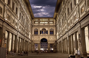 Uffizi Gallery, Florence.  Star Attractions: Botticelli's The Birth of Venus, Rembrandt's self portraits, Caravaggio's Medusa, and the building's ceiling frescoes. (Fotolia)