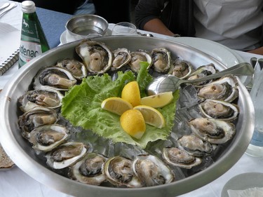 Ston�s world famous fresh-from-the-sea oysters are plump, sweet and scrumptiously juicy. JANIE ROBINSON PHOTO