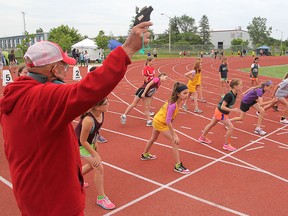 It's almost track and field season for elementary school students, above, and high school students. (Whig-Standard file photo)