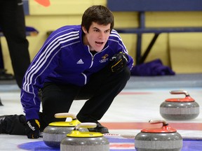 St. Thomas native Aaron Squires captured silver in the Canadian Interuniversity Sport men's curling championships on the weekend. He was also named First Team All-Canadian for the second consecutive year. (Adam Gagnon/Contributed photo)