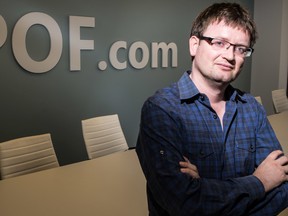 Plenty of Fish founder and CEO Markus Frind at his office in Vancouver, Monday June 3, 2013. (CARMINE MARINELLI/QMI AGENCY)