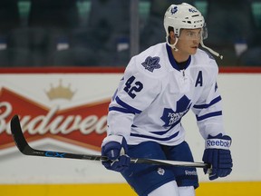 The Maple Leafs have signed more than a few college free agents in recent years, but none have been as successful as centre Tyler Bozak. (Al Charest/QMI Agency)