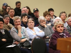 Gino Donato/The Sudbury Star
It was a packed house at the public health forum at the Steelworkers Hall on Tuesday.