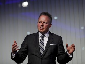Bank of Canada governor Stephen Poloz speaks during a Canada-UK Chamber of Commerce event in central London March 26, 2015. REUTERS/Stefan Wermuth