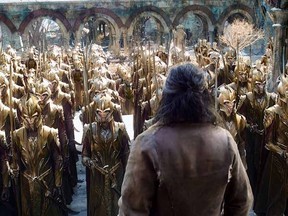 A scene from The Hobbit: The Battle of the Five Armies.

(Courtesy Warner Bros.)