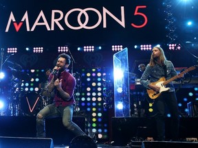 Maroon 5 performed Thursday night at Rexall Place. (FILE PHOTO)
