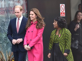 The Duke and Duchess of Cambridge visit the Stephen Lawrence Centre in South East London. (WENN.com)