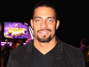 WWE superstar Roman Reigns has high hopes for himself at Wrestlemania 31. QMI Agency file photo