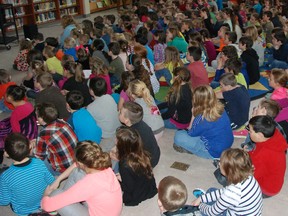 JESSICA LAWS/FOR THE INTELLIGENCER
Students at Tweed Elementary School spent Thursday learning about autism in preparation of World Autism Awareness Day on April 2.