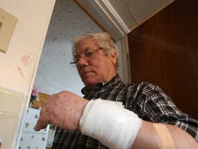 Raul Branco was trapped and beaten in the basement bathroom of his home while armed attackers forced his wife to the ground and ransacked their Gatineau home looking for money. It is the second similar attack in as many weeks. Photo taken on Friday, March 27, 2015. (DOUG HEMPSTEAD/Ottawa Sun/QMI AGENCY)
