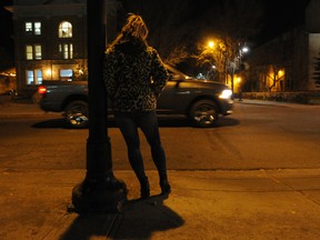 At-risk street walker prostitution filer