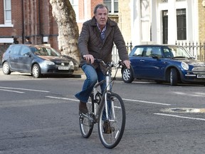 Jeremy Clarkson returns to his home in west London March 26, 2015. REUTERS/Toby Melville