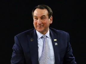 Duke coach Mike Krzyzewski. (AFP)
