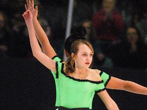 Larissa McIndoo takes part in the Wallaceburg Skating Club's 60thannual skating carnival on March 28 at Wallaceburg Memorial Arena. Current and former skaters of the club took part in the 60-year celebrations.