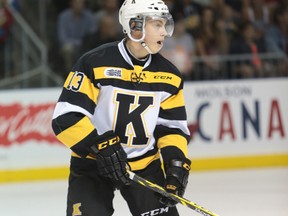 Kingston Frontenacs rookie defenceman Jarkko Parikka tore an Achilles tendon in his foot at practice last week and is done for the season. (Whig-Standard file photo)